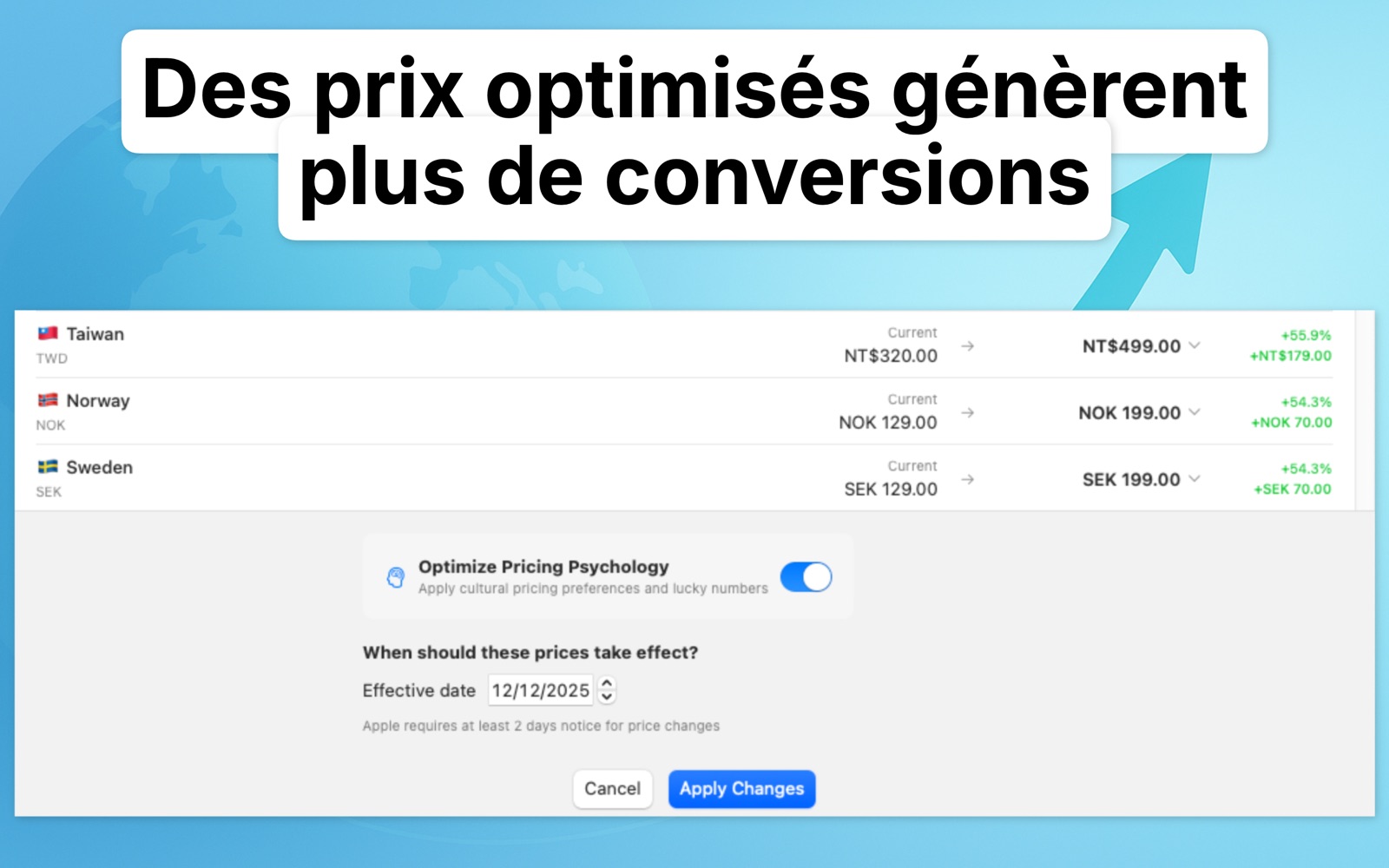 Localize Prices Français screenshot 4