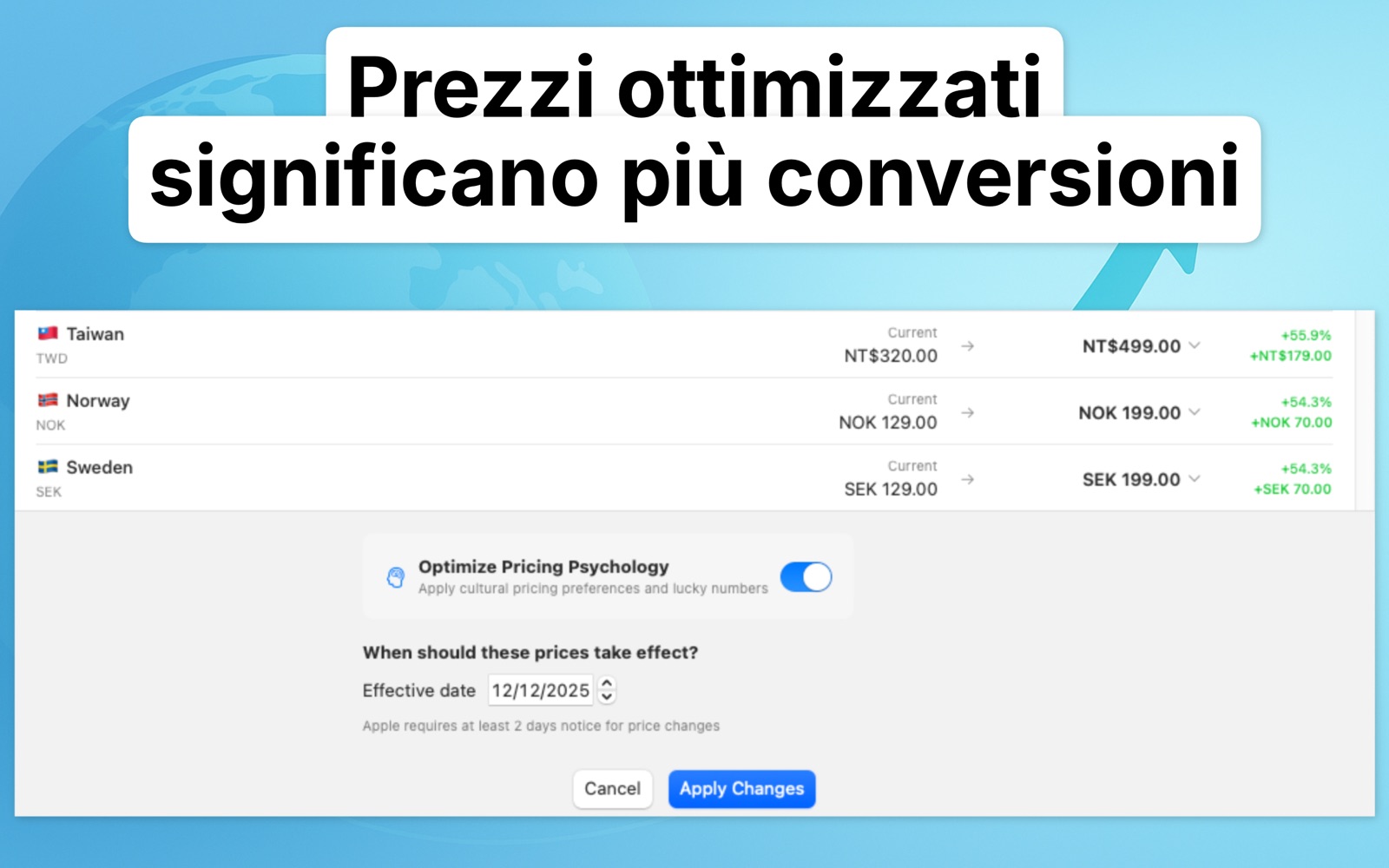 Localize Prices Italiano screenshot 4