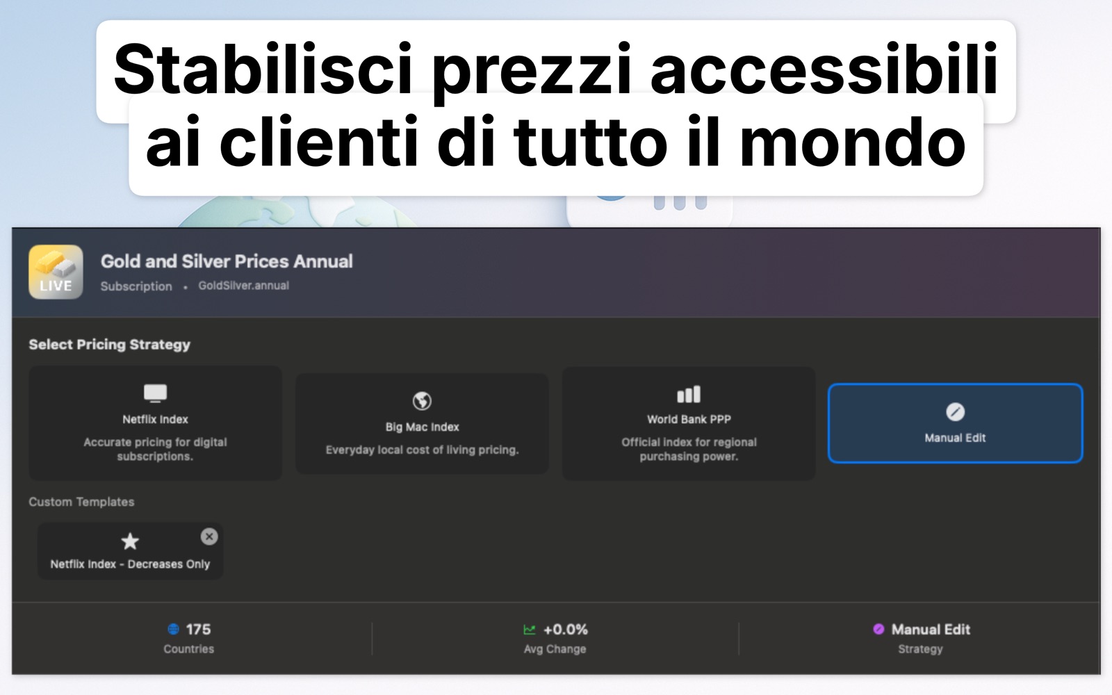 Localize Prices Italiano screenshot 5